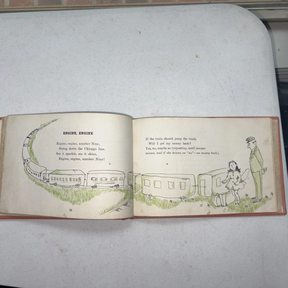 JUMP THE ROPE JINGLES VINTAGE 1961 HARDCOVER 1ST EDITION Emma Vietor Worstell